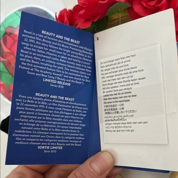 Disney Disney100 Decades Beauty and the Beast Light-Up Ear Headband Adults New - Picture 8 of 11